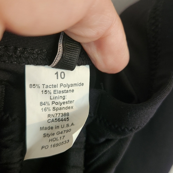 J.Crew Bandeau One-Piece Swimsuit - Black - 10 - Like New! Halter Or Strapless - Picture 7 of 7